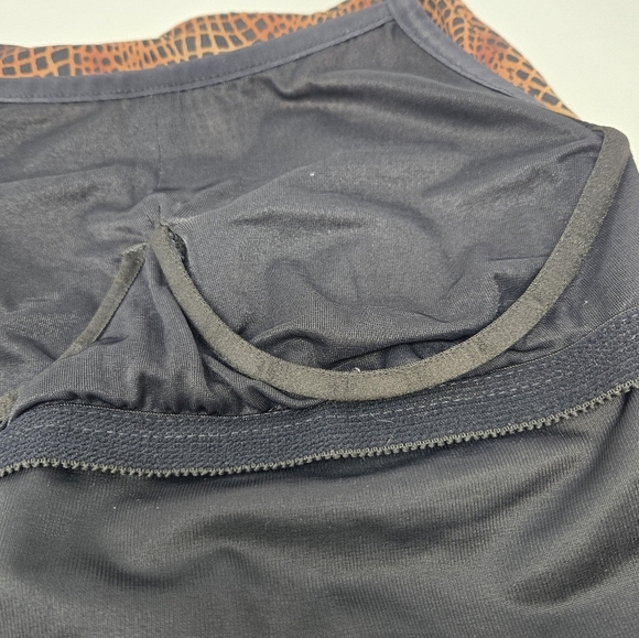 MIRACLESUIT ONE PIECE BATHING SUIT SWIMWEAR BLACK BROWN CHEETAH PRINT WOMEN 12 - Picture 14 of 14